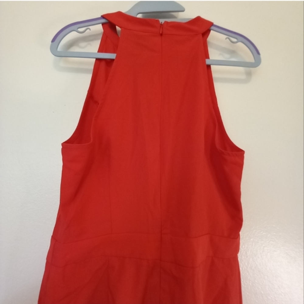 Strut & Bolt Sleeveless Red Jumpsuit Pantsuit - Picture 8 of 11